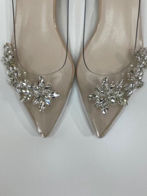 Chaussures plates avec strass
